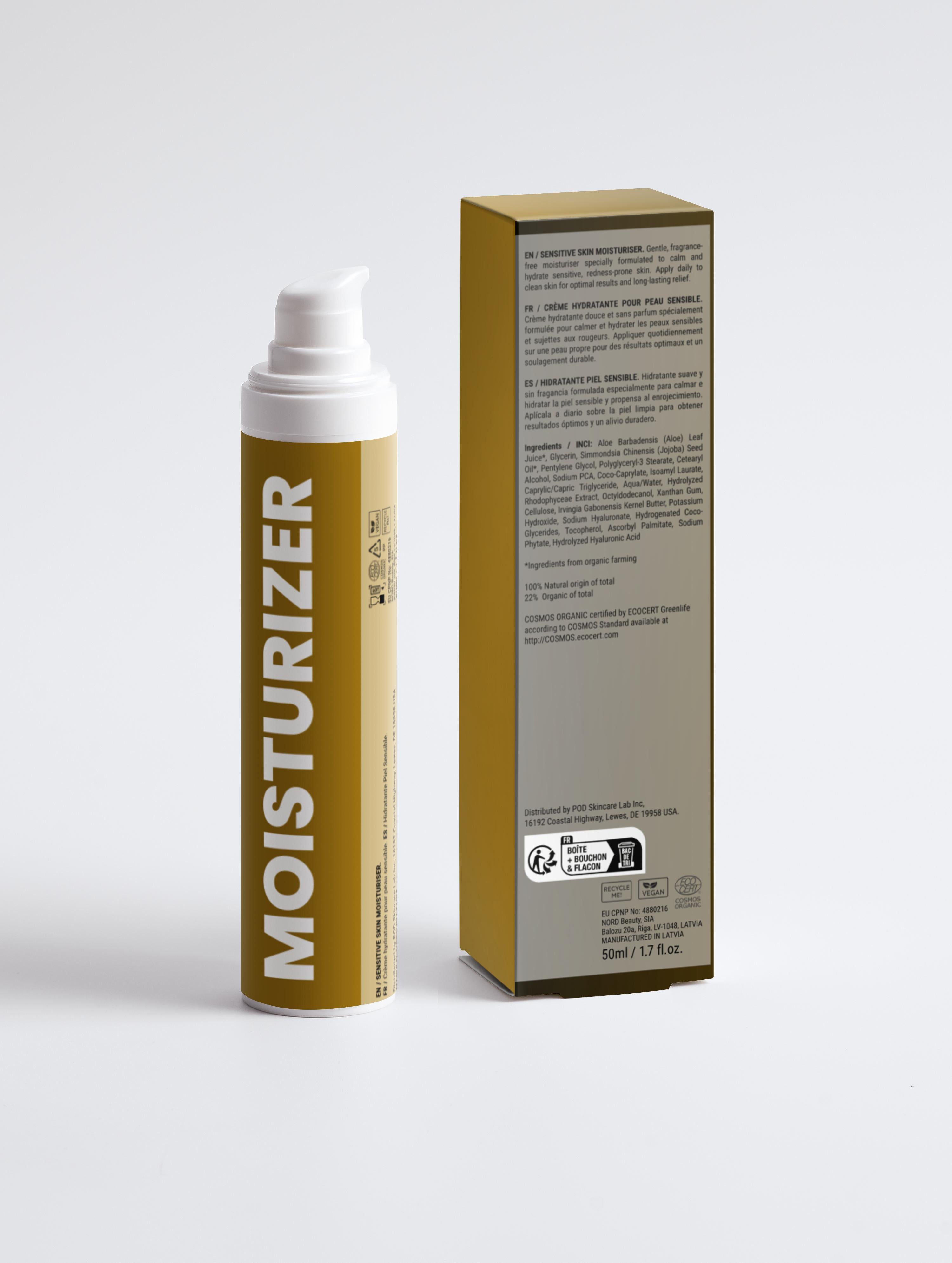 Sensitive Skin Moisturiser, Fragrance Free