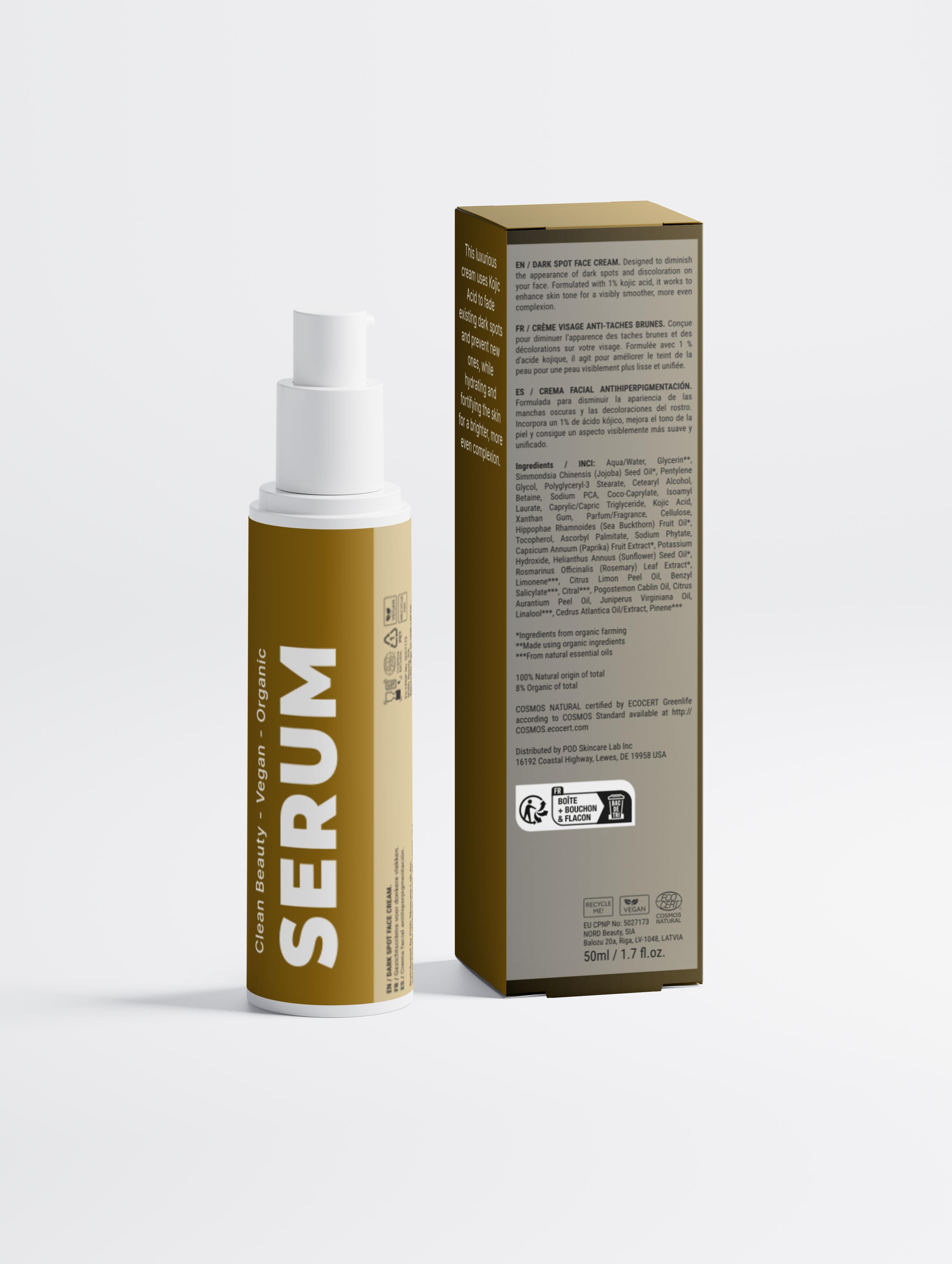 Dark Spot Face Cream with Kojic Acid